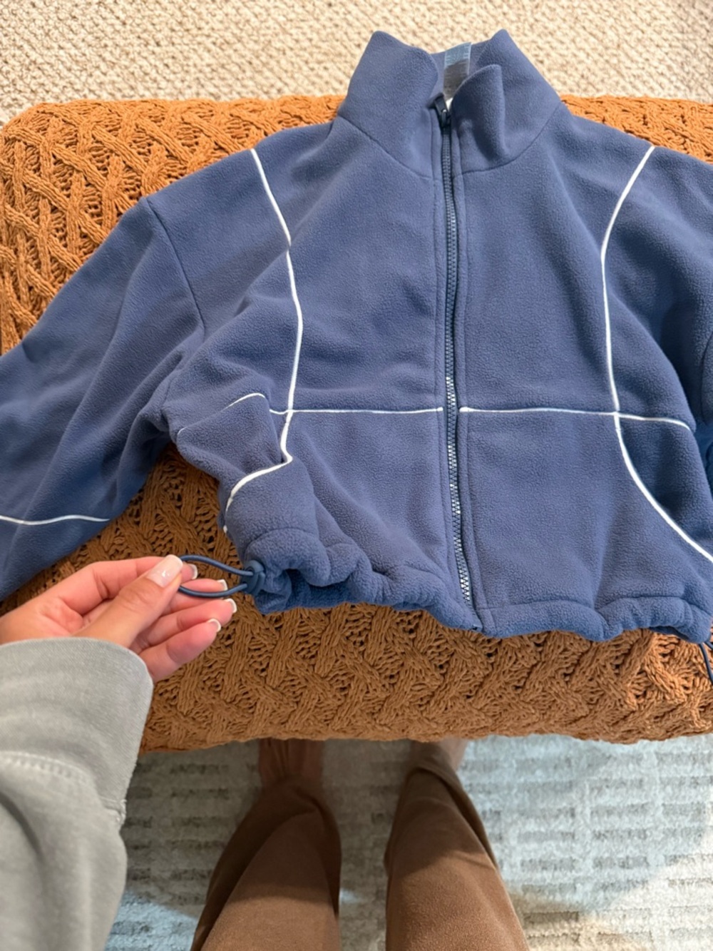 Alo Polar Fleece Bliestone Game-Time Jacket View 4